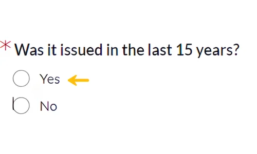Issued last 15 Year