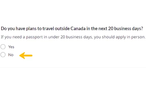 travel outside Canada