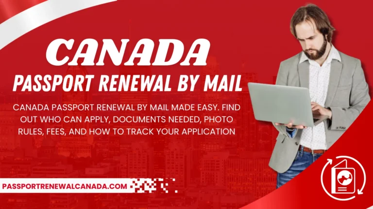 Canada Passport Renewal by Mail