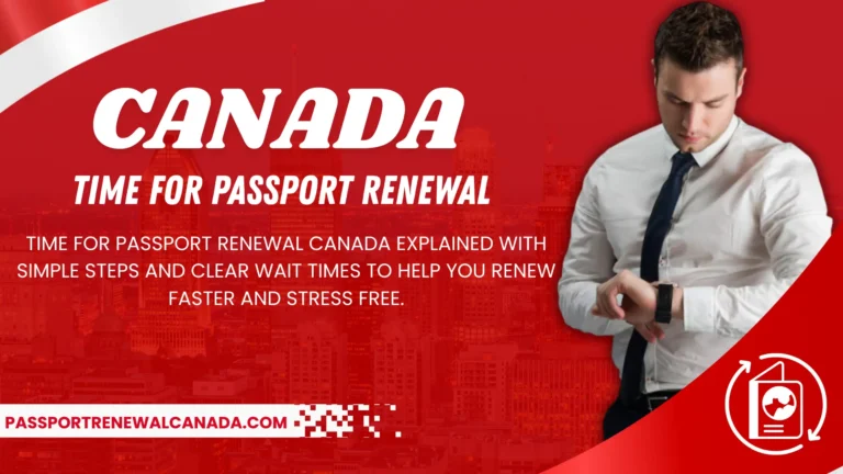 Time for Passport Renewal Canada